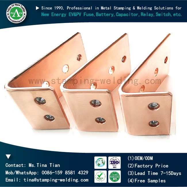 Custom Copper Busbar For Electrical Panel