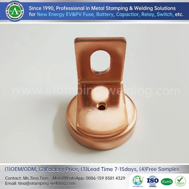 Copper Cap And L-type Terminal For EV Fuse