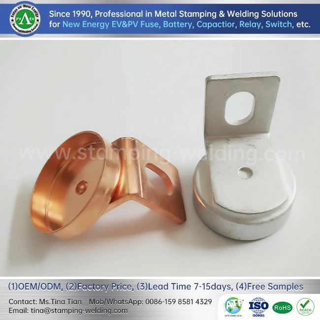 Copper Fuse Cap And Contact Assembly