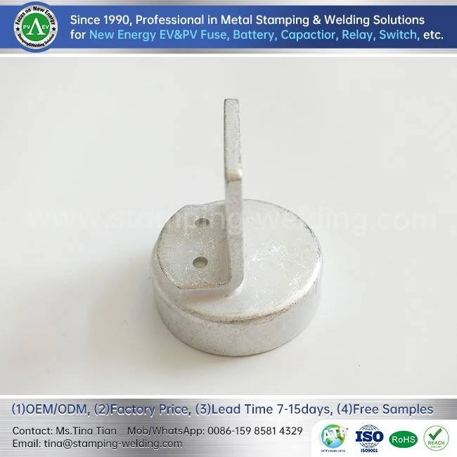 Cylindrical Contact Cap For PV Fuse