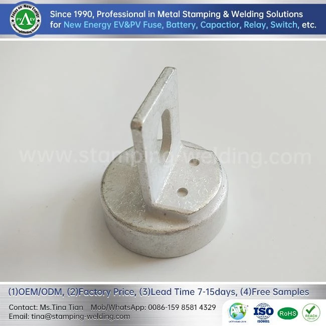 Cylindrical Contact Cap For PV Fuse