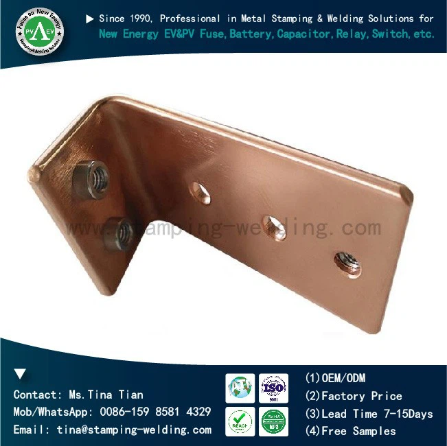 Tin Plated Copper Busbars for Electrical Perforated Copper Bar  Tinned Copper Busbar (2)