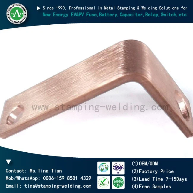 Tin Plated Copper Busbars for Electrical Perforated Copper Bar