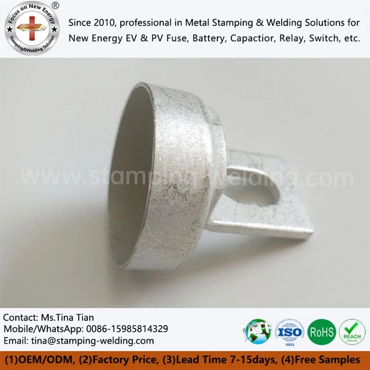 Tin Plated Copper End Caps For EV Fuse