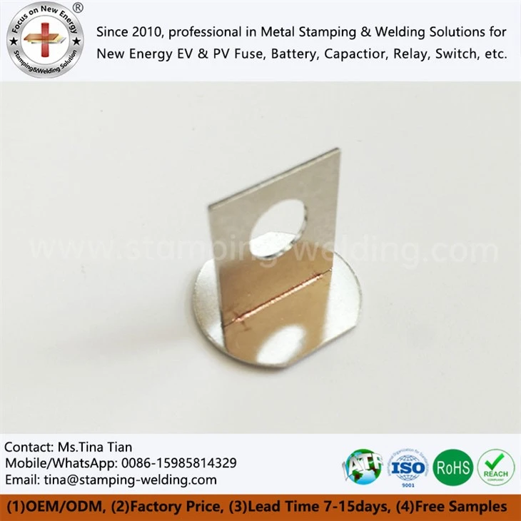 Copper Cap Contact for Electric Vehicle Fuse