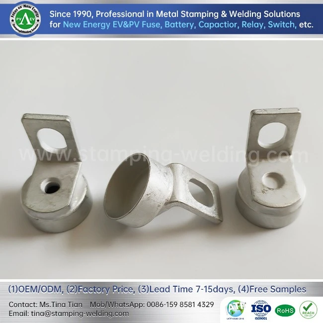 Copper End Cap For EV Fuse