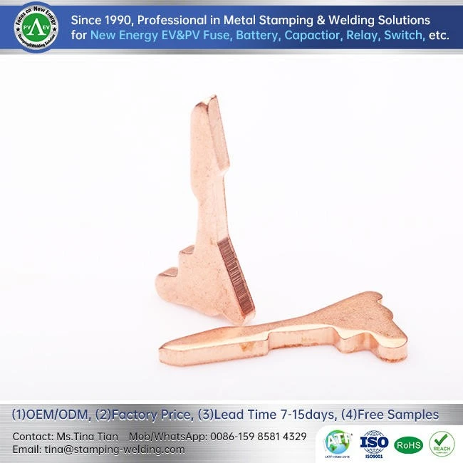Copper Metal Stamping Contact Parts