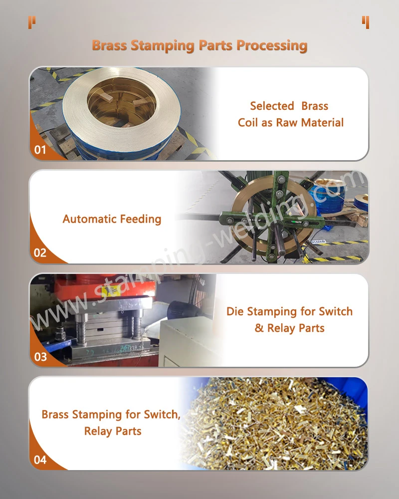 Brass Sheet Metal Stamping's Automatic Feeding Process Brass Sheet Metal Stamping's Automatic Feeding Process