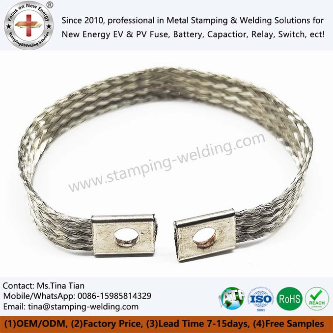 Copper Braided Busbar for Power Distribution Copper Braided Busbar for Power Distribution