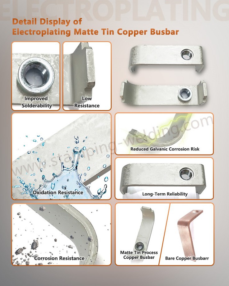 Detail Display of Tin Coated Copper BusBar Detail Display of Tin Coated Copper BusBar