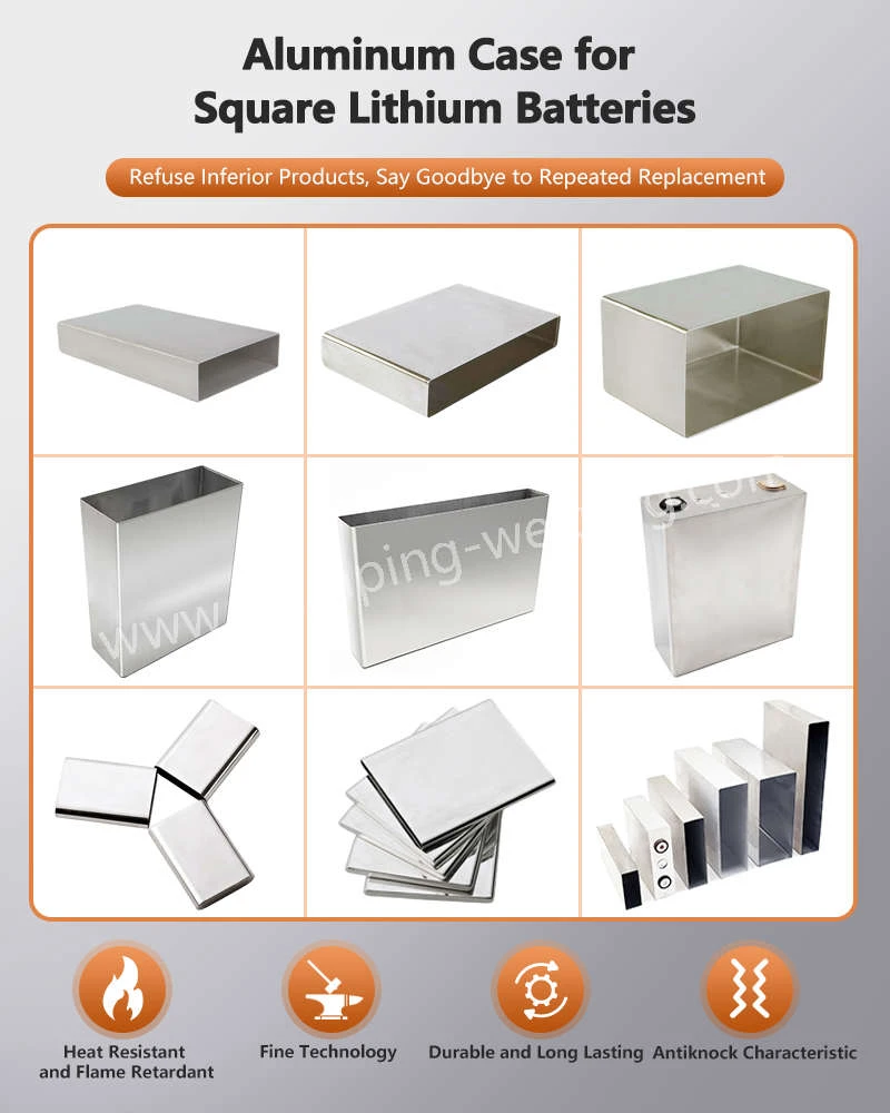detail display of Prismatic Cell Aluminum Shell detail display of Prismatic Cell Aluminum Shell