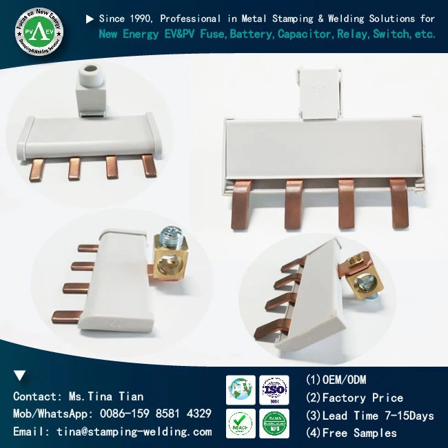 Customized Injection Molded Insulation Copper Busbar